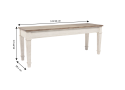 Wooden Dining Bench with Storage - Derby